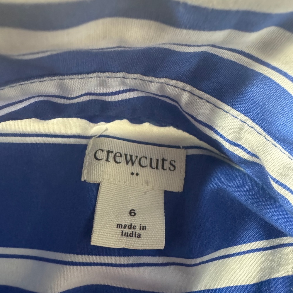 Crewcuts Girls' drop-waist striped shirt-dress - Picture 4 of 4